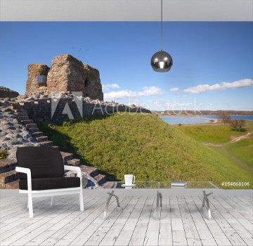 Picture of Kal Castle ruins at Mols Bjerge National Park Denmark